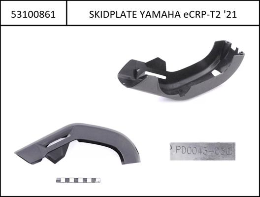 Motor Skidplate Yamaha PW-ST HD black, from 2021, eConnect, eCRP Type2 