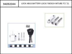 Abus lock cylinder Bosch PowerTube Oval/wide pin