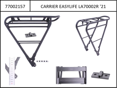 System carrier 28&quot; Easylife MIK incl. mounting rail