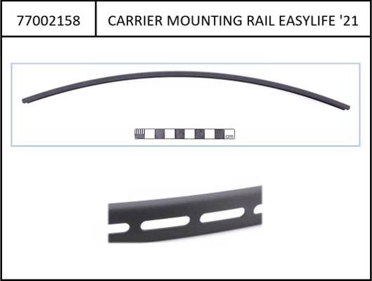 Carrier mounting rail Easylife Easylife LA70002R '21 