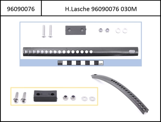 Carrier Montage Kit Standwell for mounting underneath the mudguard 