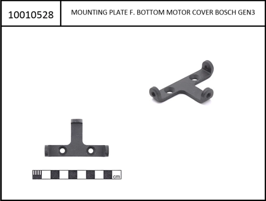 Mount plate for Motor Skidplate & Cover for eCRP Type1 (T-Plate) 