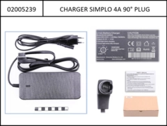 Simplo Charger 4Ah incl. Power adapter f. Simplo i630Wh, 36V, with 90&#176; plug