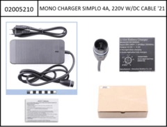 Simplo Charger 4Ah incl. Power adapter f. Simplo i630Wh, 36V, with 180&#176; plug