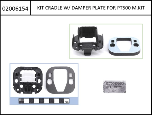 Bosch PowerTubeMounting Set Bracket incl. U-Profile, screws and plates 