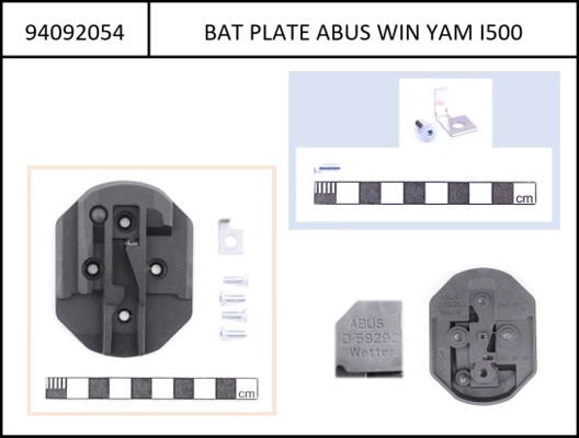 Yamaha lock plate 400/500Wh Battery Short 