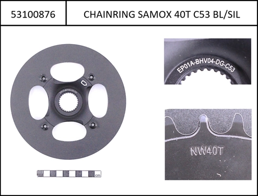 Bosch chainring 40T inc spider and cover Trekking Bosch Gen 4 