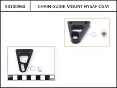 Adapter plate for chain guide for PW-X3 snd PW-S2 Interface