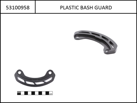 Bash Guard for chainring, 2-piece for PW-X3 and PW-S2 Motor 