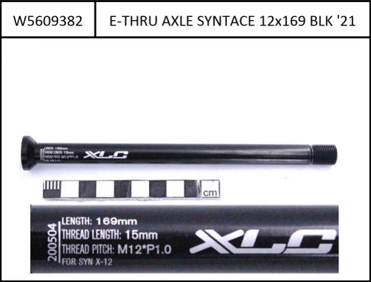 Aksling 12x148 mm Maxle 180mm, P1.00 