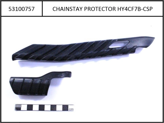 Chainstay Protector CF-FS black, for Yamaha PW-X2 i600Wh 