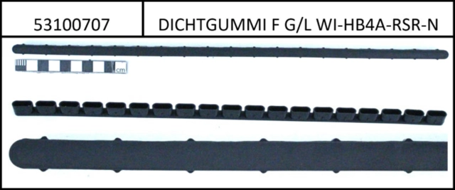 MRS Rubber cover without logo for i500/i625/i630Wh, 38cm, 19 links 