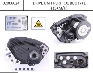 Bosch Drive Unit PF CX Cruise 25km/h 2022, Gen4, incl. Plate, Smart System