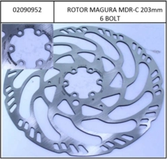 Brake Rotor Magura MDR-C &#216; 203 mm 6-Hole with magnet mount