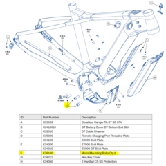 GT Motor Mounting Bolt x 6 ePantera/eForce