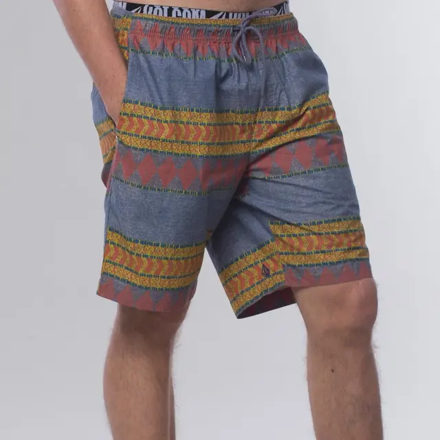 Volcom Delator Printed Short Stormy Blue - XS 