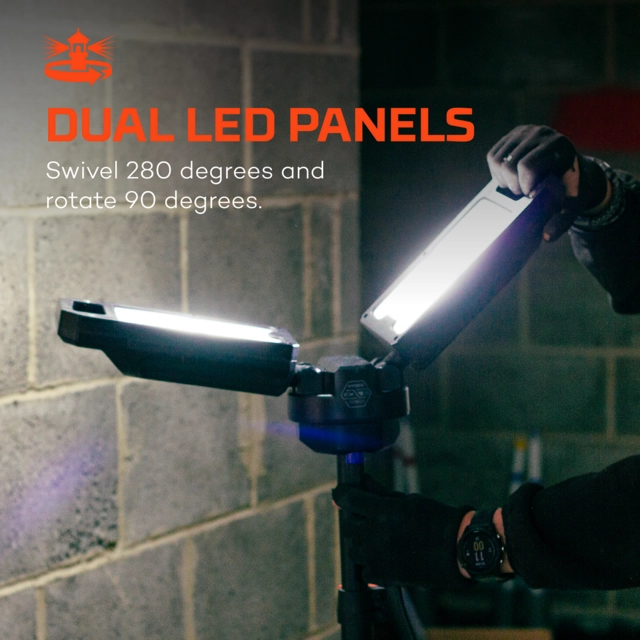 Nebo 4K 2 Head Tripod Light 