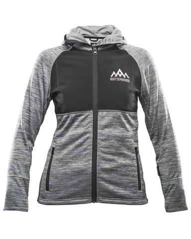 HeatX Heated Ziphood Womens Grey