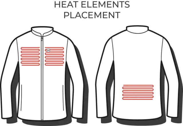 HeatX Heated Hybrid Jacket Womens M Navy/Blue 