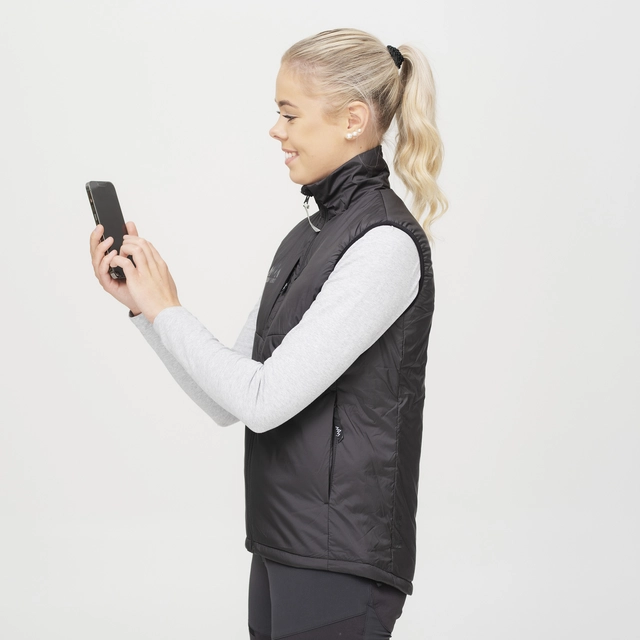 HeatX Heated Outdoor Vest Womens L Black 