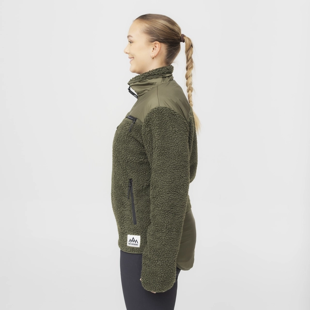 HeatX Heated Pile Fleece Unisex XL Olive Green 