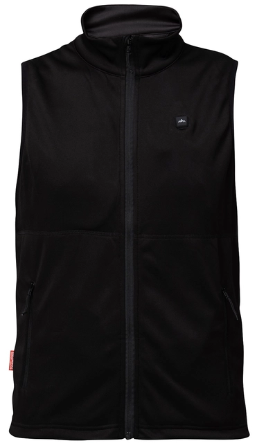 HeatX Heated Fleece Vest Mens S Black 
