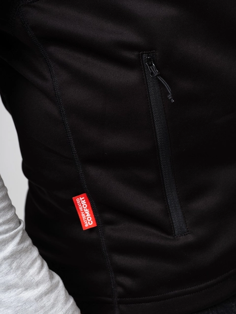 HeatX Heated Fleece Vest Mens S Black 