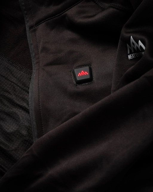 HeatX Heated Fleece Vest Womens XS Black 