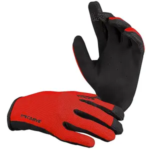 iXS Carve Gloves Fluo Red