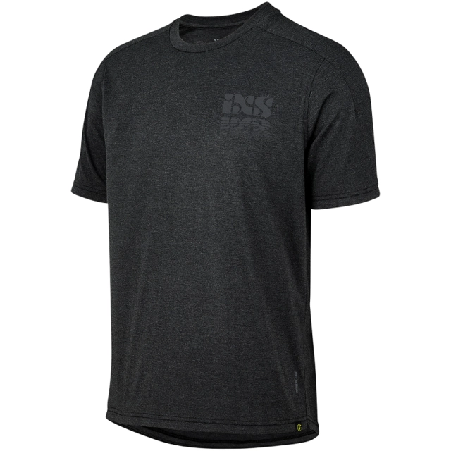 iXS Flow Tech tee Mirror Black- M 