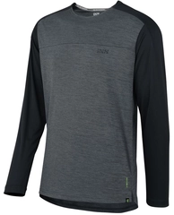 iXS Flow X LS Kids Jersey Graphite/Solid Black- S