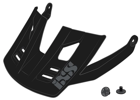 iXS Trigger FF visor + pins Black