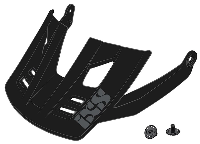 iXS Trigger FF visor + pins Black- S/M 