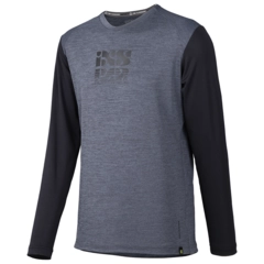 iXS Trigger X Kids LS jersey Graphite/Solid Black- S