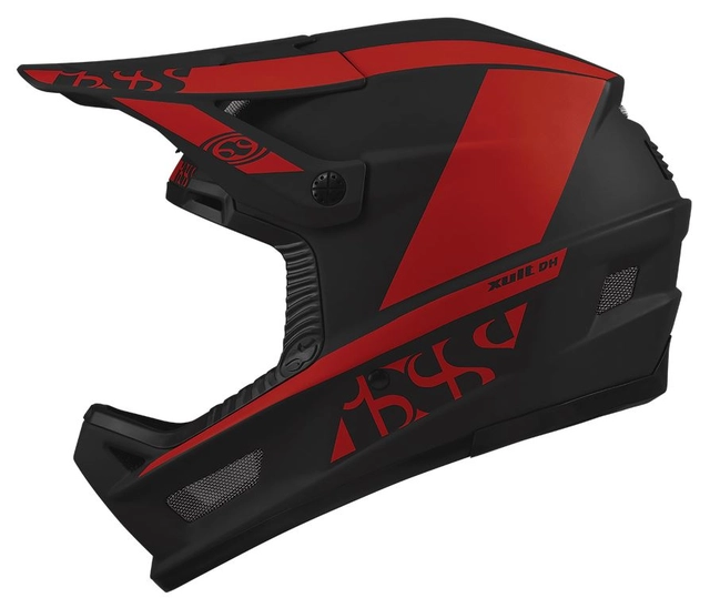 iXS Xult DH helmet Red/Black- S/M 