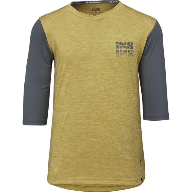 iXS Carve X Kids jersey Acacia/Solid Charcoal - S 