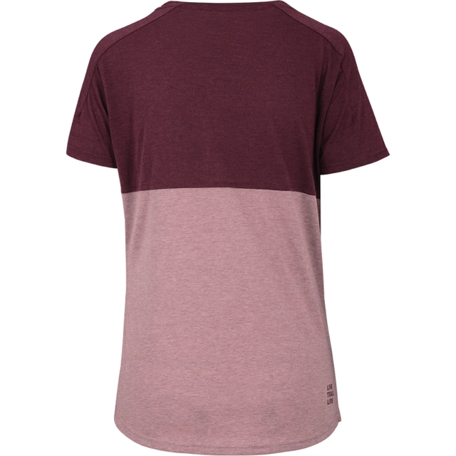 iXS Flow Girls Tech tee Mountain Taupe/Raisin - S 