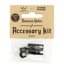 Peaty&#39;s x Chris King Valve Accessory Kit Black