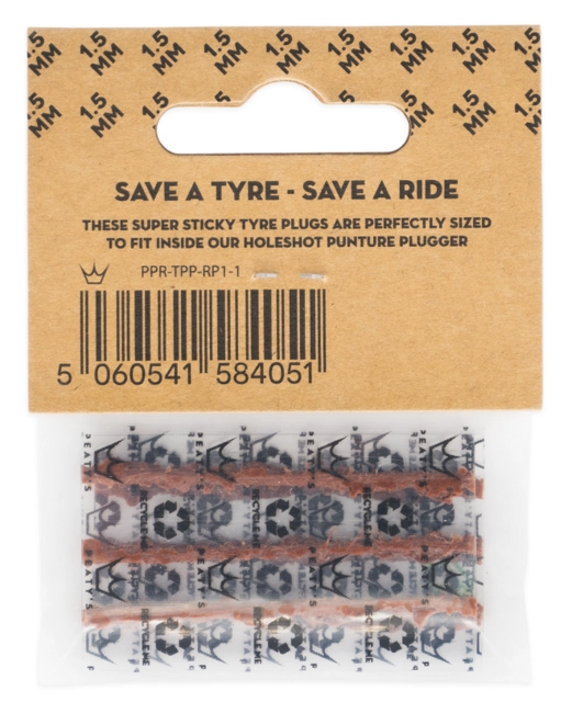 Peaty's Holeshot Tubeless Punc. Plugger Refill Pack - 6 x 1,5mm 