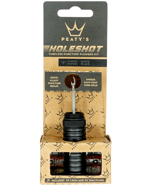 Peaty's Holeshot Tubeless Punc. Plug Kit Black 