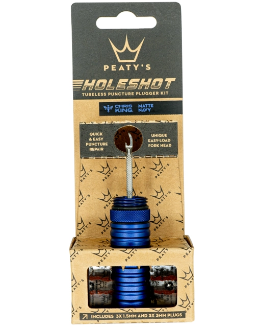 Peaty's Holeshot Tubeless Punc. Plug Kit Navy 