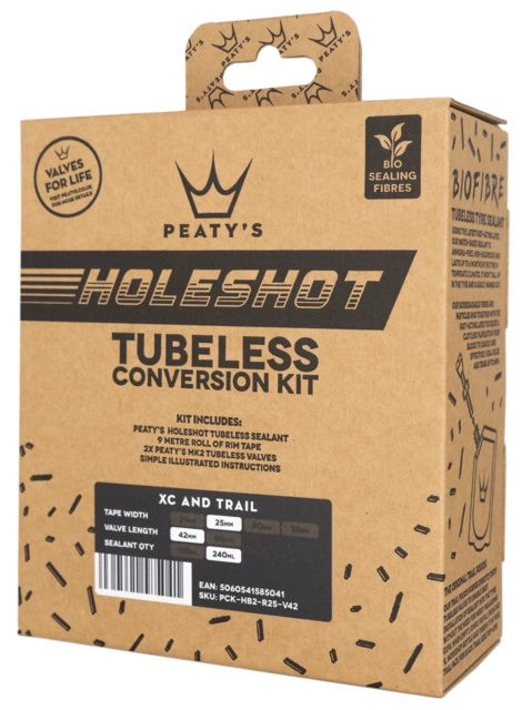 Peaty's Holeshot Tubeless Conversion Kit XC/Trail - 25mm 