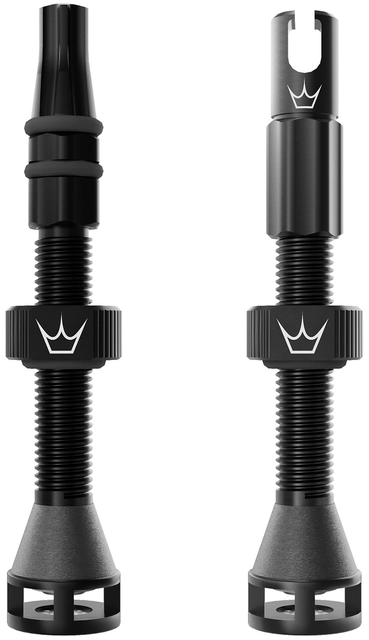 Peaty's Holeshot Fast Flow Valves 42mm Black - 1 pair 