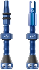 Peaty's Holeshot Fast Flow Valves 42mm Navy - 1 pair