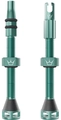 Peaty's Holeshot Fast Flow Valves 60mm Jade - 1 pair