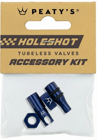 Peaty's Holeshot Fast Flow Valve Acc.Kit Navy