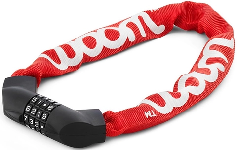 Woom Lokki bike lock red