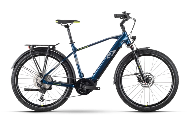 Raymon TourRay E 7.0 herre M 27,5", d.blue/grey/lime, PW-X2 i630Wh 