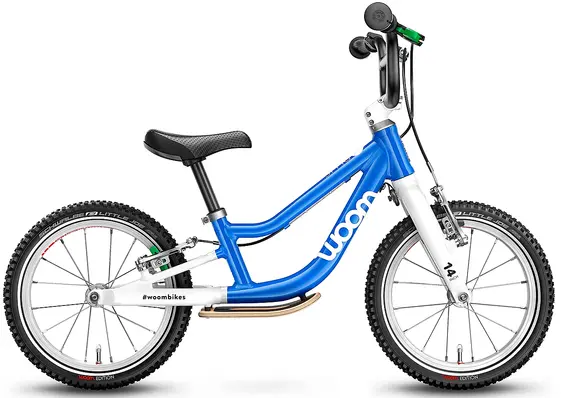 Woom 1+ balance bike Blue 4,45kg, 3-4,5 years, 95-110cm 