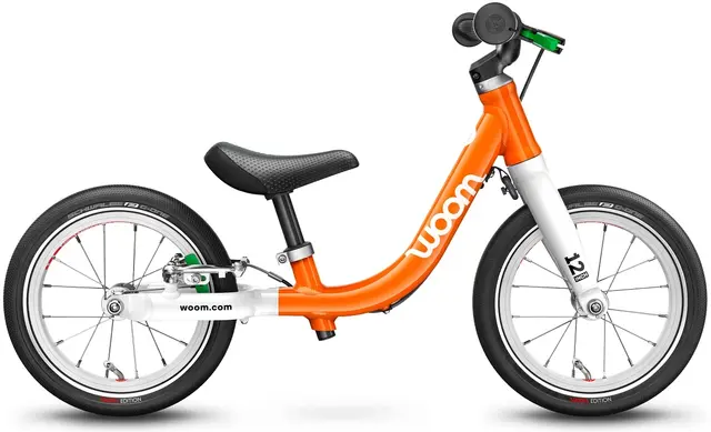 Woom 1 12" balance bike Orange 3,2kg, 1,5-3,5 years, 82-100cm 